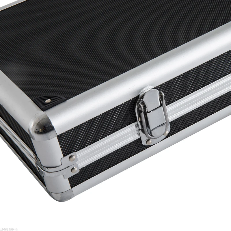 HOMCOM 43.7” Hard Gun Guard Case Rifle Storage Travel Carry Pistol Handgun Shotgun Lockable Black
