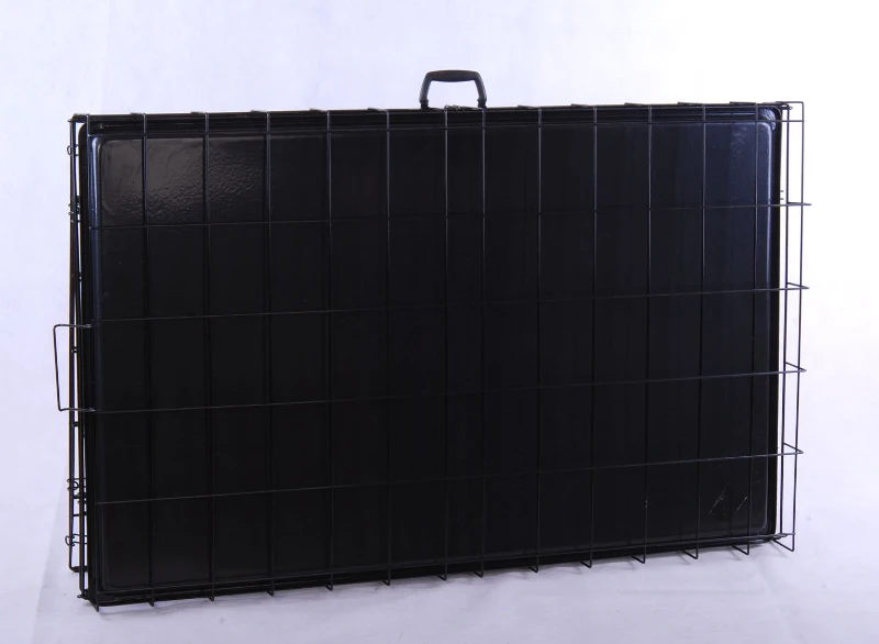PawHut Pet  36" 2-Door Folding Dog Crate
