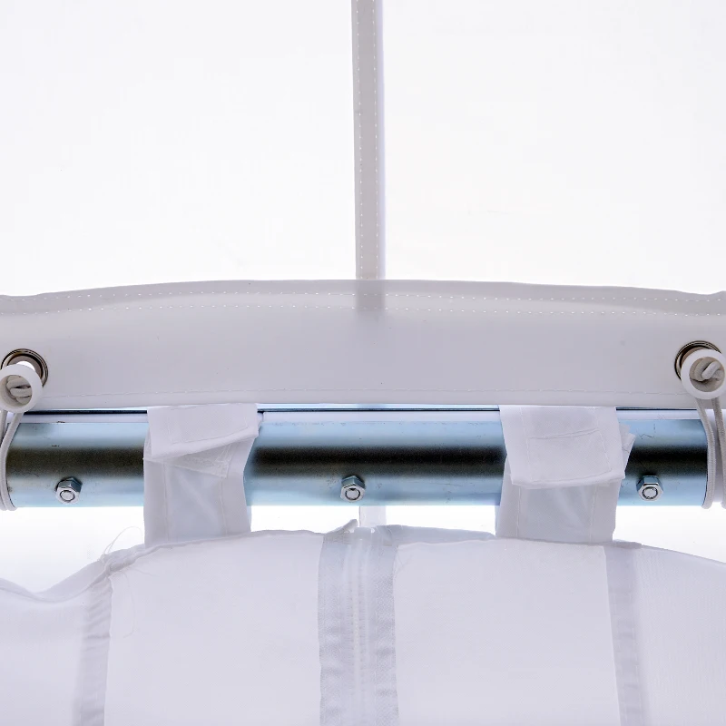 Outsunny Pagoda Party Tent w/ Removable Sidewalls Wedding Outdoor Gazebo Canopy White