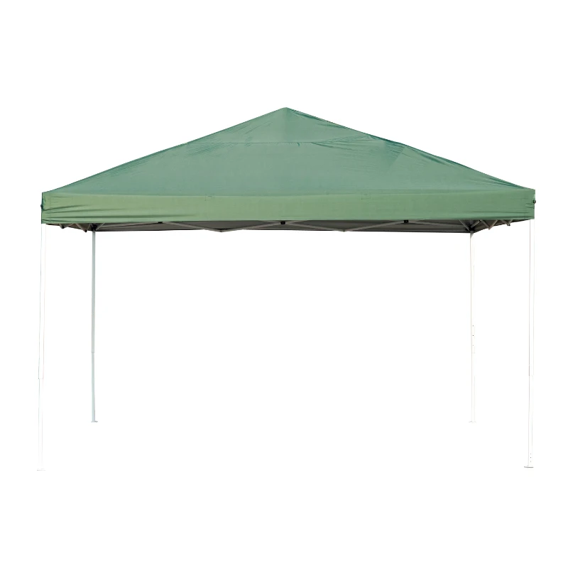 Outsunny 13x13ft Easy Pop up Tent Outdoor Sun Shelter with Carrying Bag Green