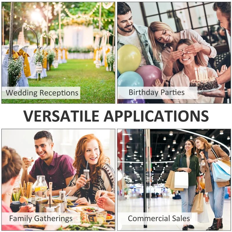 Vinsetto Magnetic A-Frame Sidewalk Chalkboard Sign 40” x 20” Sturdy Freestanding Wooden Sandwich Board with Eraser - Walnut