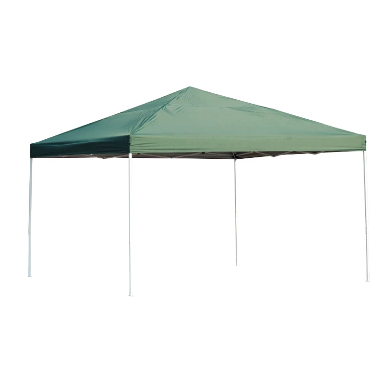 Outsunny 13x13ft Easy Pop up Tent Outdoor Sun Shelter with Carrying Bag Green