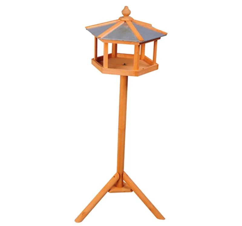Deluxe Wood Gazebo Bird Feeder