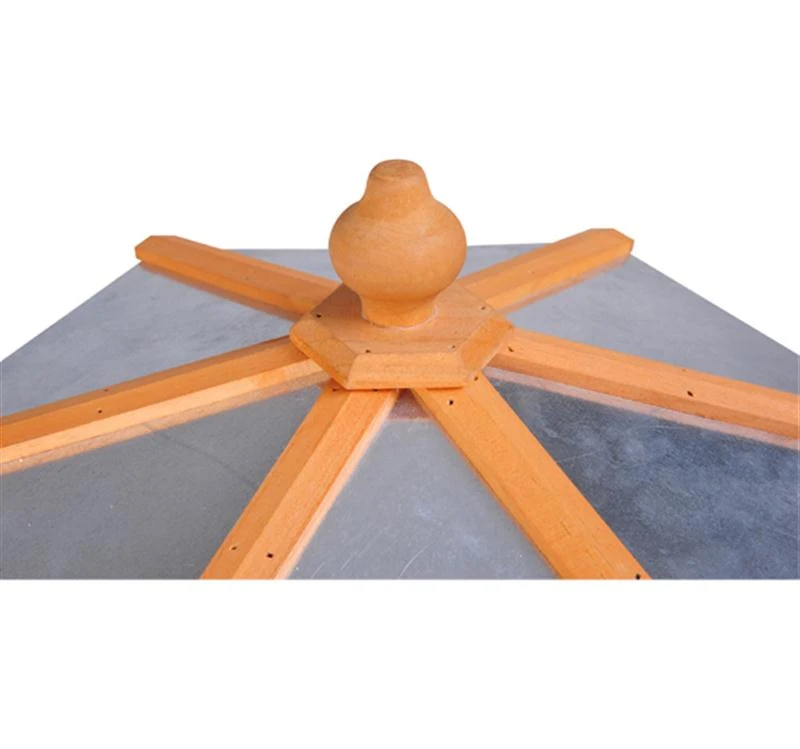 Deluxe Wood Gazebo Bird Feeder