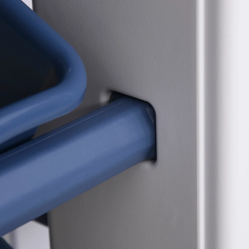 Qaba Kids Toy Storage Organizer with Detaching Sections for Corner Storage, Lightweight Toy Shelf for Kids with Large Capacity, Bin Storage Shelf, Blue