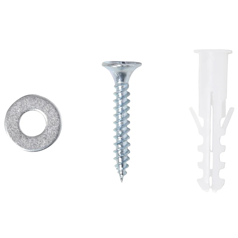 HOMCOM Console Table, Hallway Table with 2 Drawers,  Steel Frame Sofa Table for Entrance and Living Room, Black