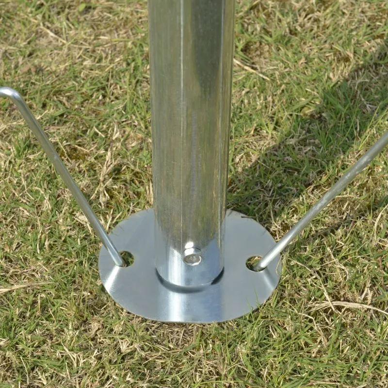 Outsunny 10' x 20' Heavy Duty Outdoor Carport Awning/Canopy with Weather-Fighting Material & Anchor Kit, White