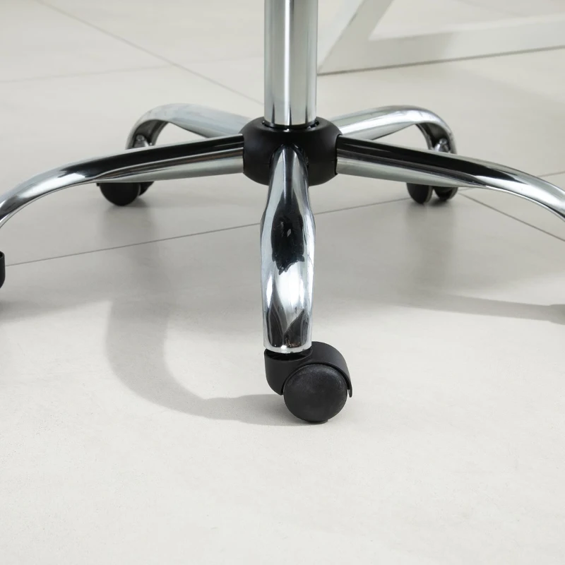 Vinsetto Mesh Office Chair with Rechargeable Electric Vibration Massage Lumbar Rocking, with Pillow, Wheels - Black