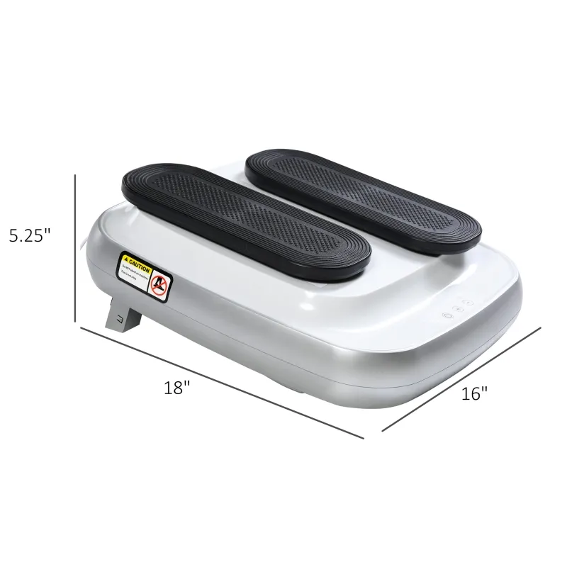 Soozier Seated Electric Leg Exerciser for Seniors Physiotherapy Equipment Machine while Sitting with Remote Control, Upgraded Machine for Blood Circulation