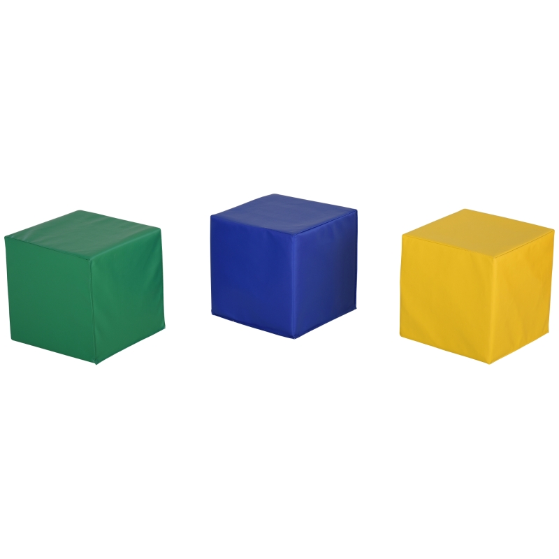 Soozier 11-Piece Indoor Lightweight Stackable Big Soft Phthalate-Free Foam Multicolor Blocks for Toddlers 1-3 Years Old