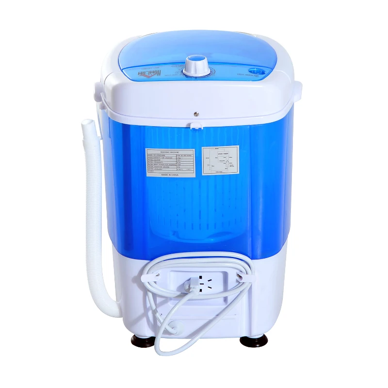 HomCom 2-In-1 Electric 5.5 Pound Capacity Mini Portable Washing Machine And Air Spin Dryer - Blue