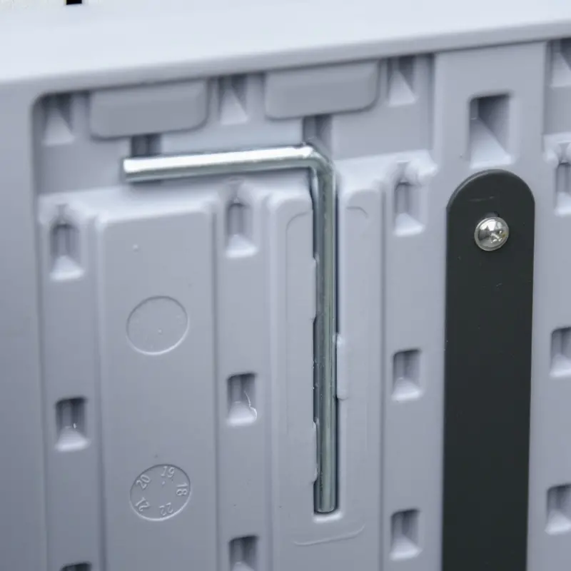 Outsunny 48" x 48" x 12" Raise Garden Bed Kit, Raised Planter Box, Above Ground Garden for Flowers, Herb, Vegetables with Easy Assembly, Gray