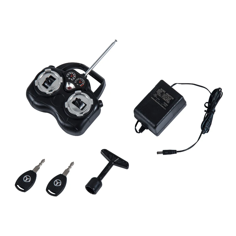 Mercedes Benz ML63 12V Kids Electric Ride On Car with MP3 and Remote Control - White