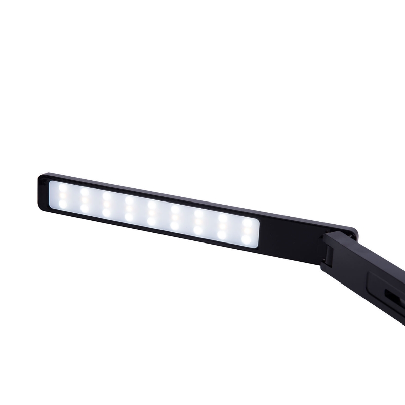 HomCom Deluxe LED Desk Lamp w/ Bluetooth Speaker & FM Radio - Black