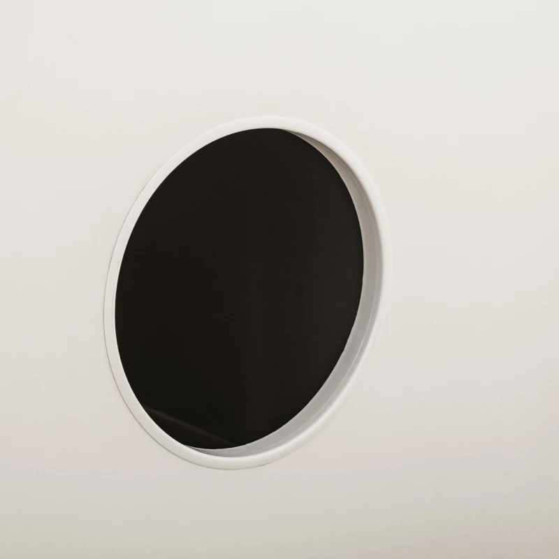 PawHut Cat Litter Box Enclosure Hidden Cat Furniture w/ Adjustable Shelf Magnetic Door