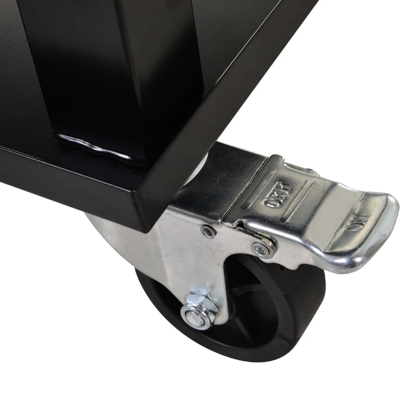 Outsunny Patio 65L Rolling Cooler Cart with Foosball Tabletop - Ice Beverage Chest for Outdoor Parties and Events