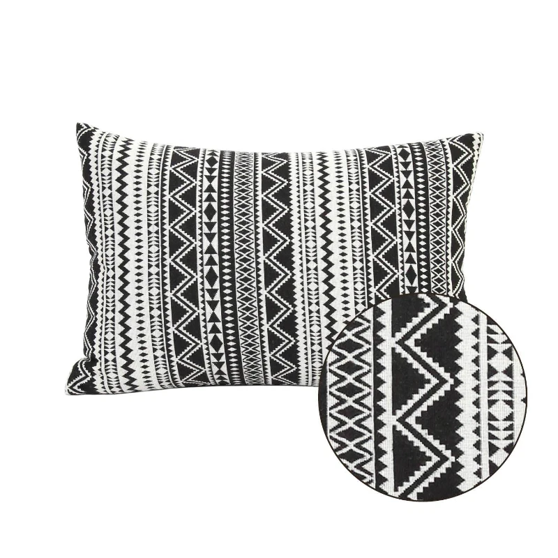 Stratton Tribal Stripe Lumbar Pillow