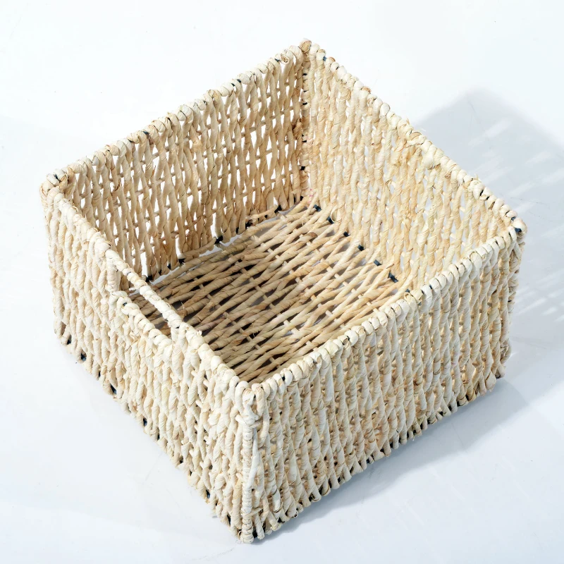 HomCom 40" Rustic Wooden 3 Drawers and Baskets Storage Bench - Chestnut Brown