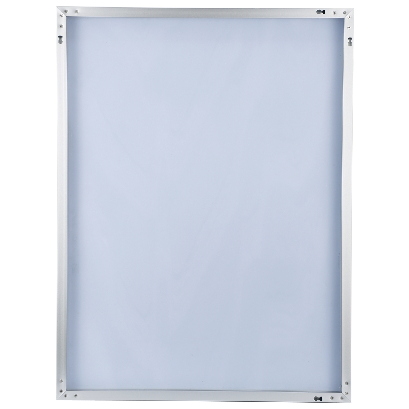 kleankin 24” L x 32” W Framed Wall Mounted Bathroom Vanity Mirror - Silver