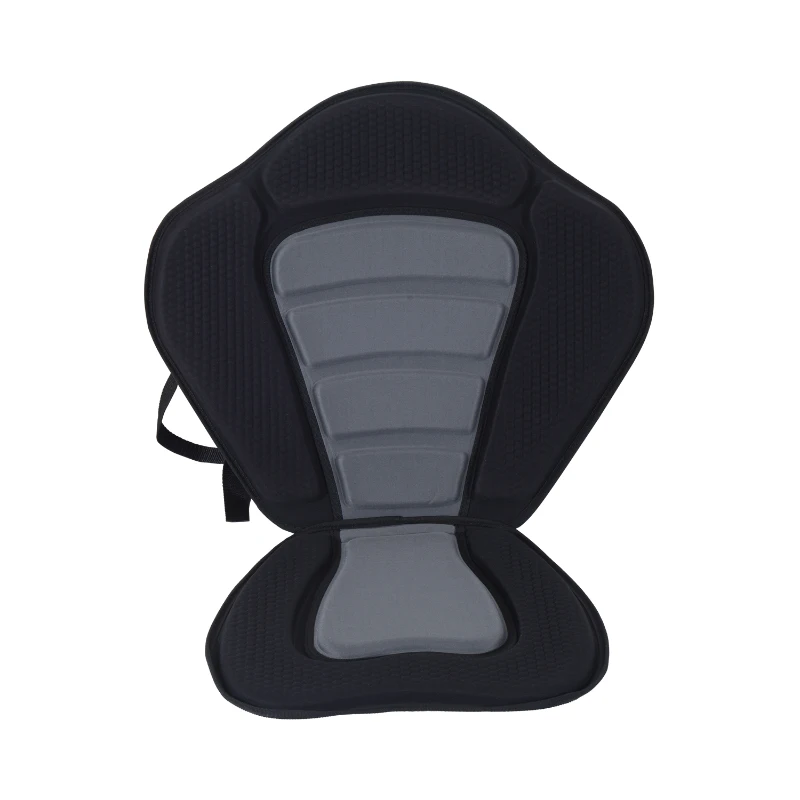 Aosom Outdoor Adjustable Padded Kayak Seat and Backrest- Black