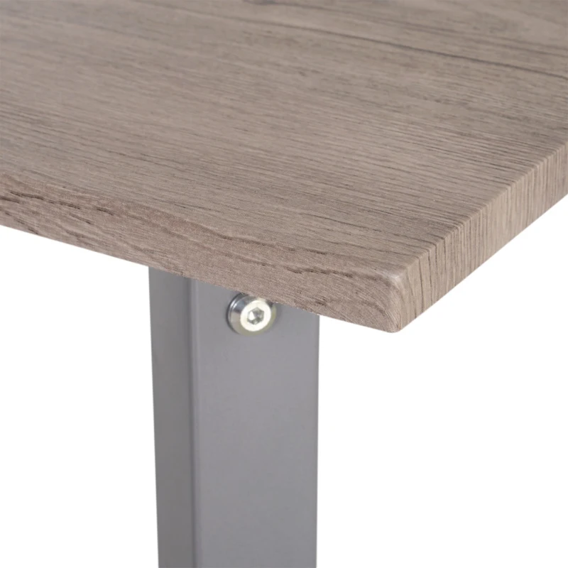 HOMCOM 5 Piece Dining Table Set for 4, Rectangular Kitchen Table and Chairs, Dining Room Set for Breakfast Nook, Small Space, Apartment, Dinette, Space Saving