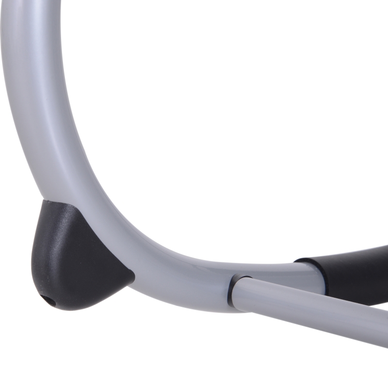 Patio Rocking Lounge Chair Orbital Zero Gravity Seat Pool Chaise w/ Pillow Grey