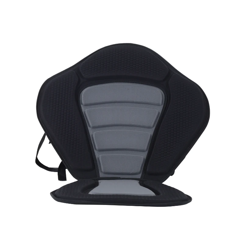 Aosom Outdoor Adjustable Padded Kayak Seat and Backrest- Black