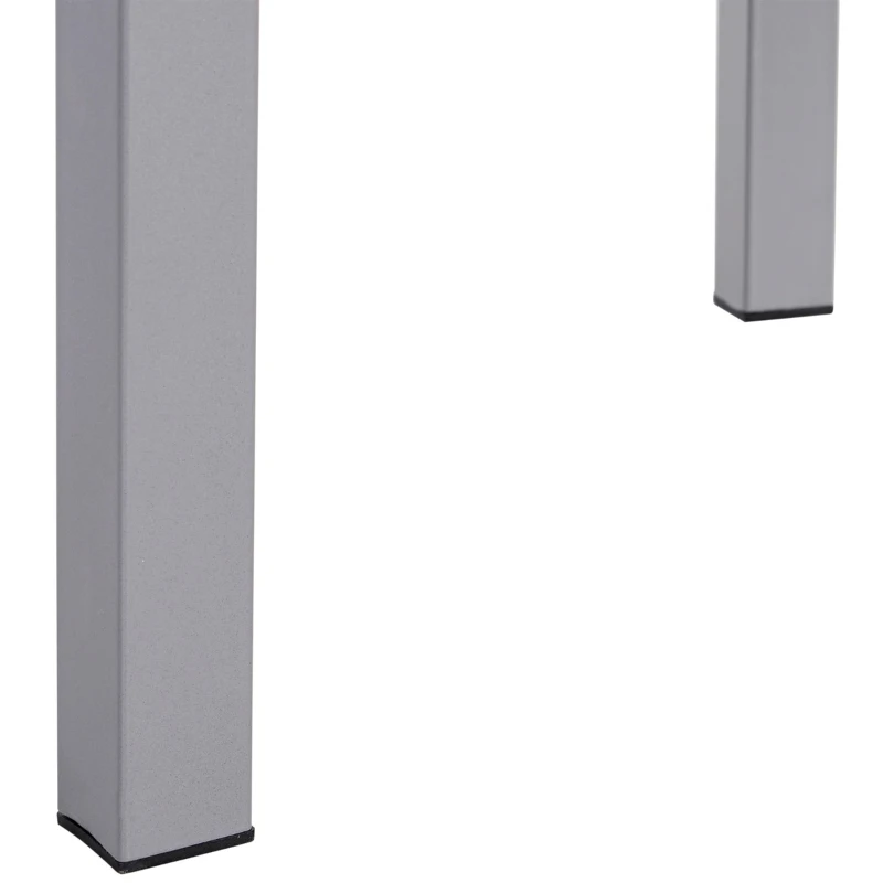 HOMCOM 5 Piece Dining Table Set for 4, Rectangular Kitchen Table and Chairs, Dining Room Set for Breakfast Nook, Small Space, Apartment, Dinette, Space Saving