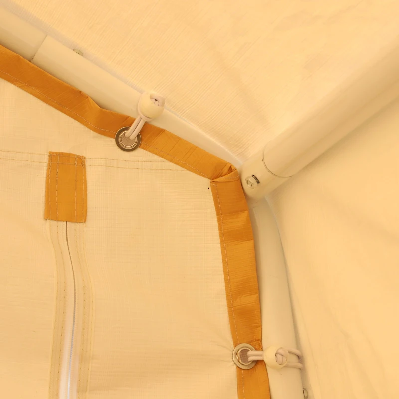 Outsunny 12'x20' Carport Extra Large Upgraded Heavy Duty Car Canopy Truck SUV Boat Shelter w/ Sidewalls UV-Treated Cover for Party, Garden Storage Shed, Coffee