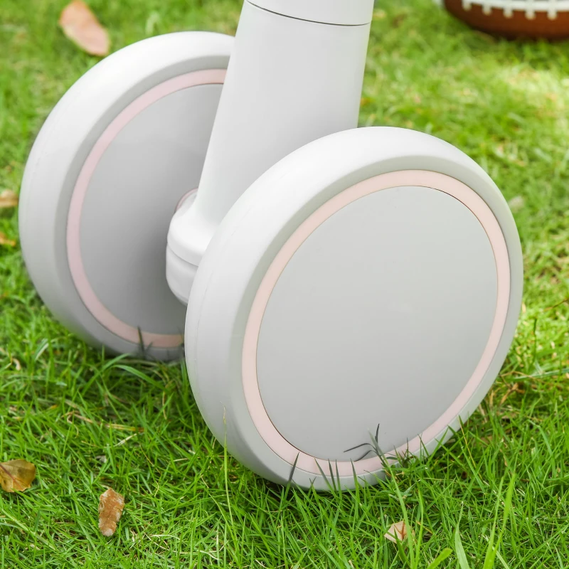 Qaba Baby Balance Bike for Toddlers 1-3 with Lightweight Design, No Pedal Bicycle Training Toy Little Kids Bike with Non-Slip Handlebars, Pink