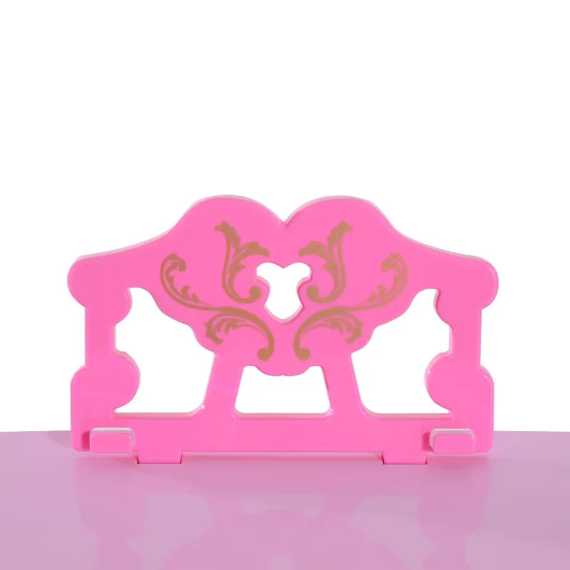 Qaba 37-Key Kids Princess Electronic Piano Toddler Toy Keyboard with Stool, MP3, Record, Light and Microphone for 3 years+, Pink