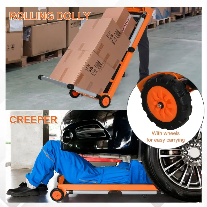 HOMCOM 5-in-1 Work Bench, Folding Work Table with Miter Saw Stand and Height Adjustable Legs, 440 lbs Capacity