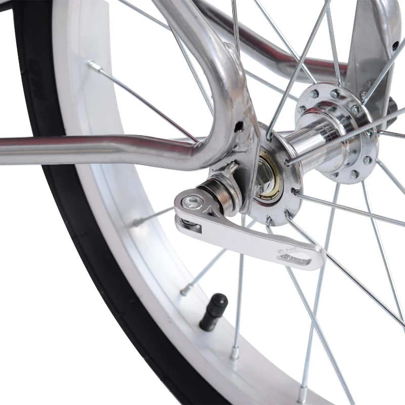 Aosom Single Wheel Foldable Bicycle Cargo Trailer - Red