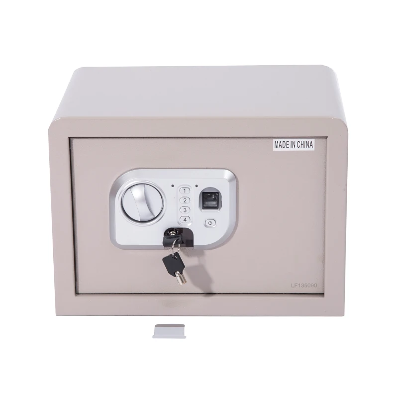 HomCom 13.8" Fingerprint Digital Electronic Gun Safe Box w/ Keypad Lock Security