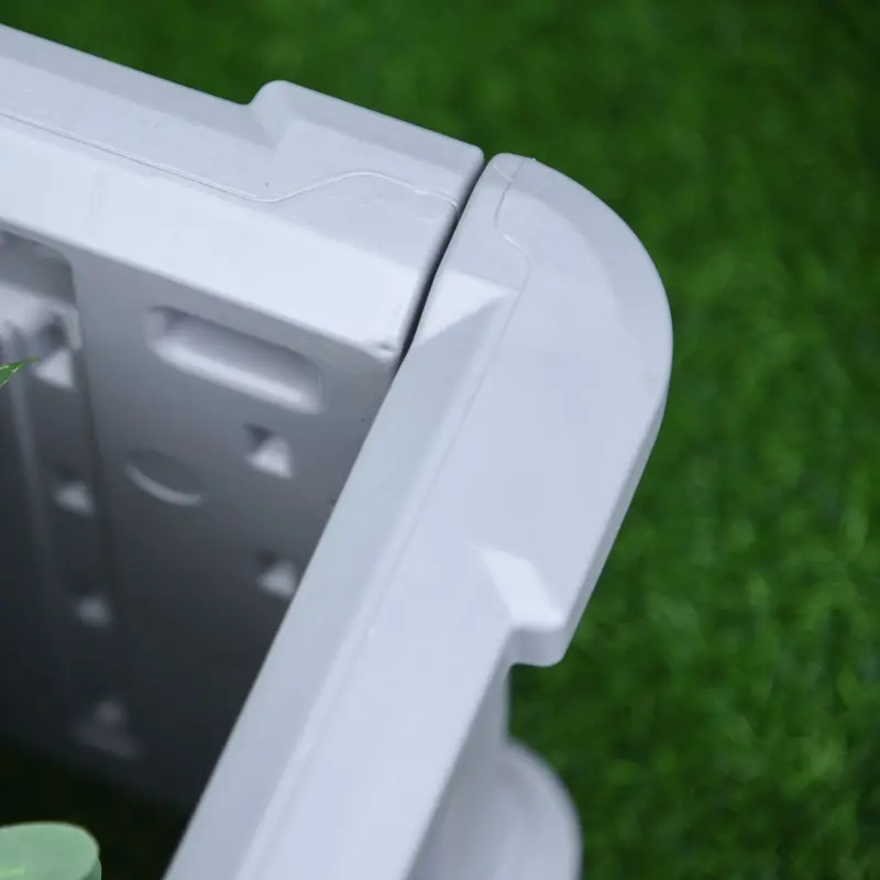 Outsunny 48" x 48" x 12" Raise Garden Bed Kit, Raised Planter Box, Above Ground Garden for Flowers, Herb, Vegetables with Easy Assembly, Gray