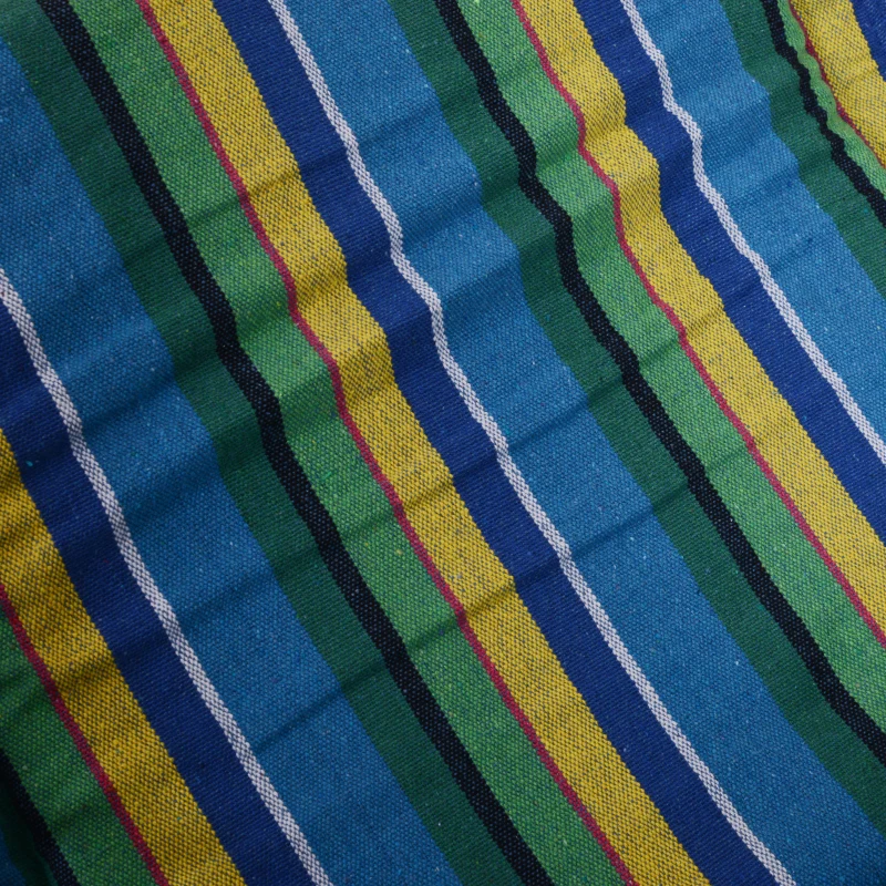 Outsunny Hanging Rope Hammock Swing Chair Seat - Blue / Yellow