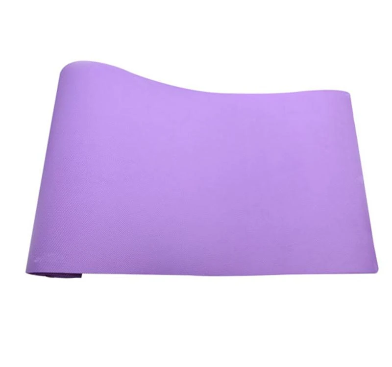 Soozier Extra Thick Non-Skid Deluxe Yoga Mat w/ Carrying Bag - 71" x 24" x 5/16" - Purple
