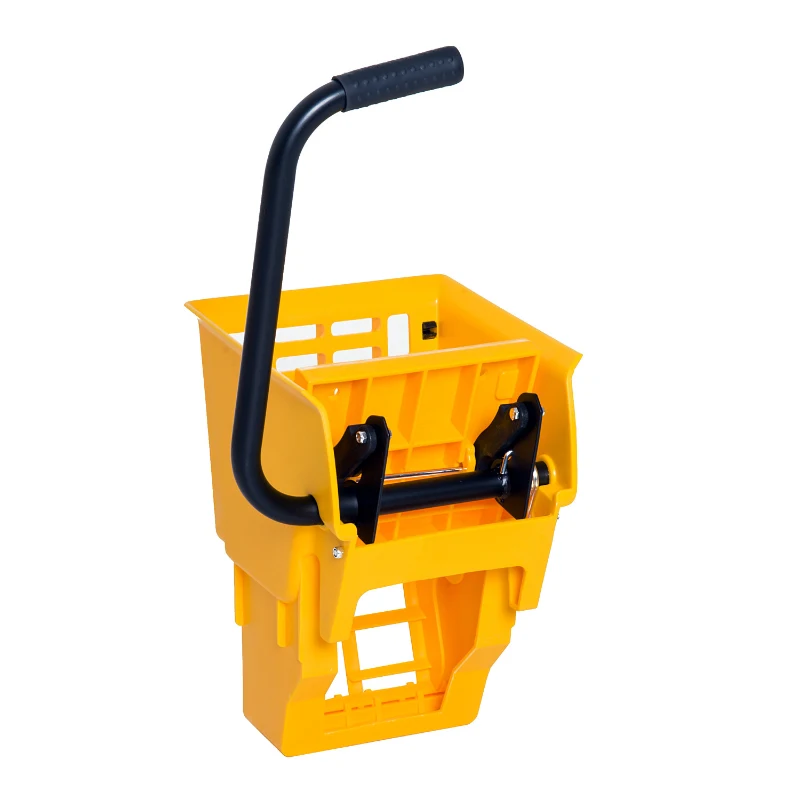 HomCom 38 Quart Commercial Janitorial Rolling Industrial Mop Bucket with Wringer