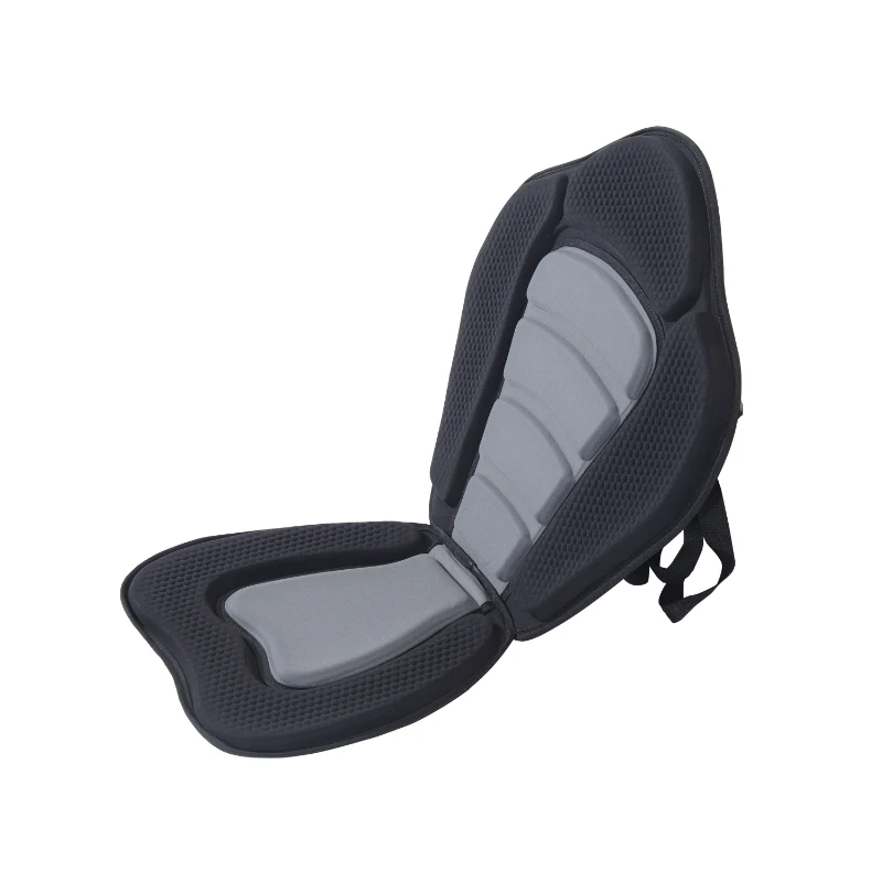 Aosom Outdoor Adjustable Padded Kayak Seat and Backrest- Black