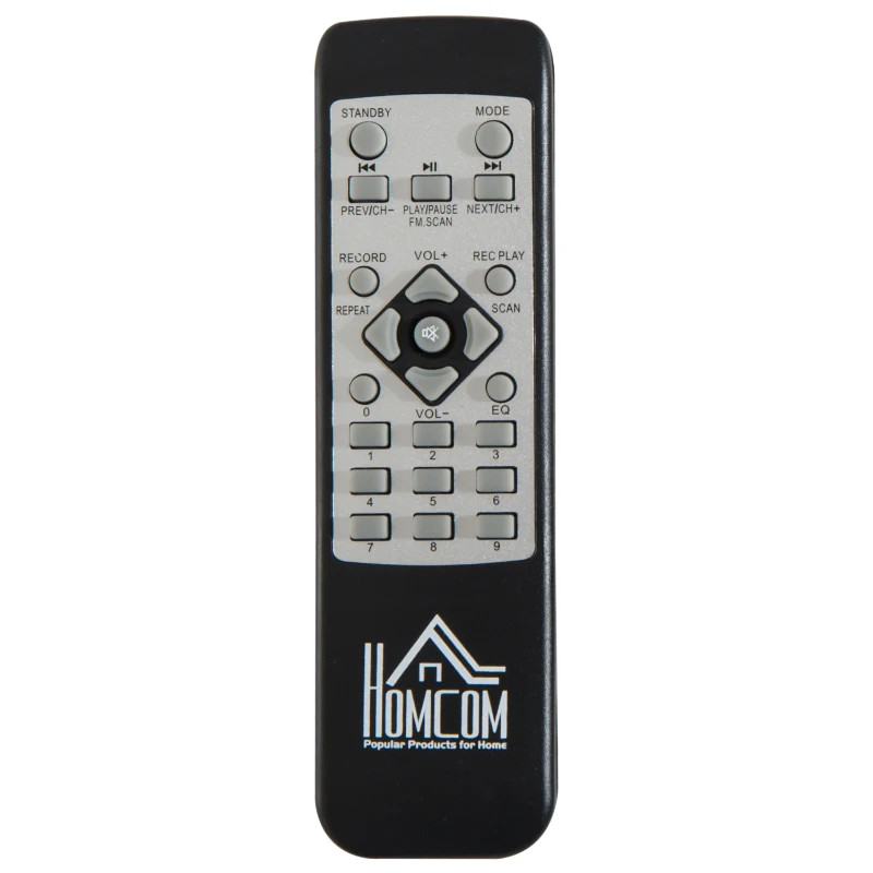 HomCom 50 Watt Portable Bluetooth Subwoofer Speaker System with LED Party Lights