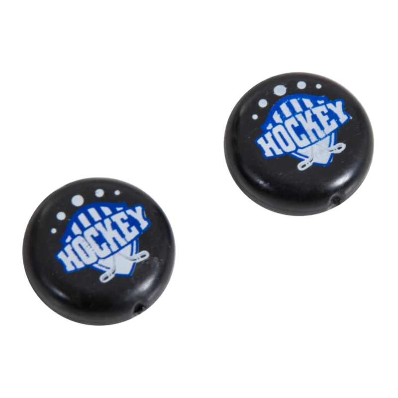 Soozier 37" Mini Table Top Rod Hockey Table Air Hockey Game for Kids and Adults - White