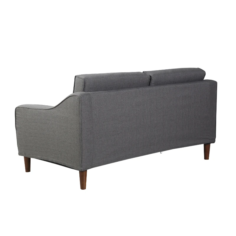 HomCom Two-Seat Sofa - Dark Gray