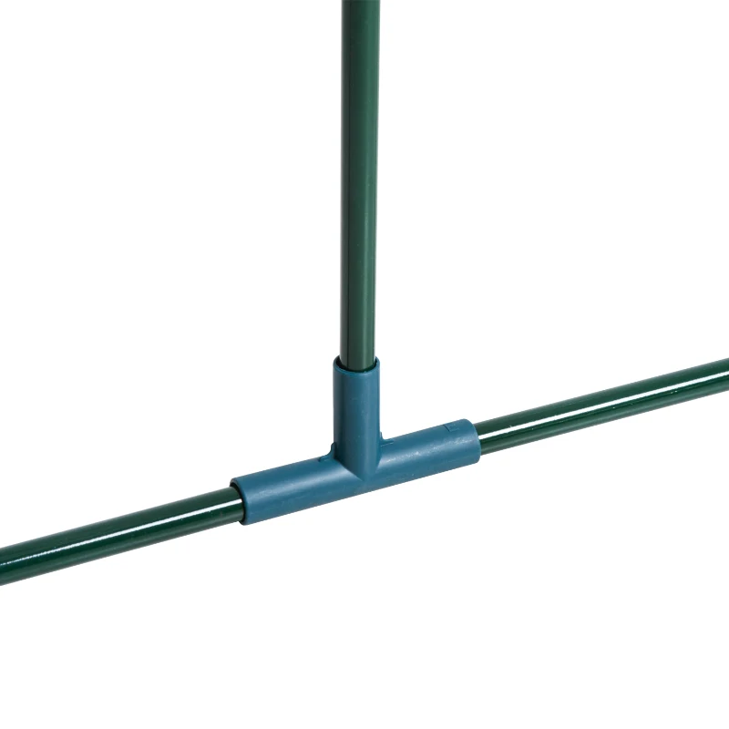 Outsunny 7' x 3' x 2.5' Mini Greenhouse, Portable Tunnel Green House with Roll-Up Zippered Doors, UV Waterproof Cover, Steel Frame, Clear