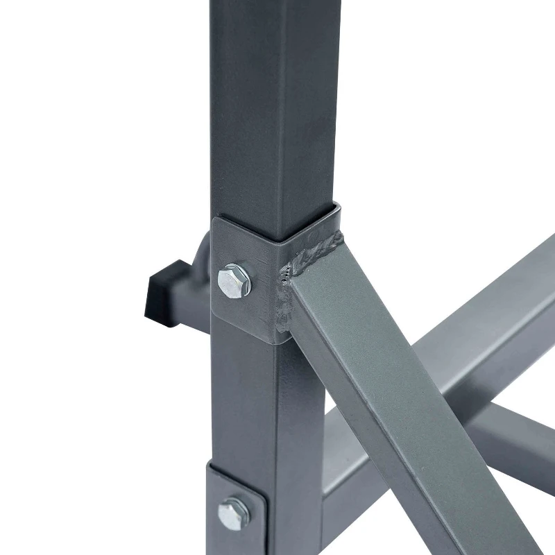 Soozier Upper Body Exercise Fitness Power Tower w/ Dip Station & Pull Up Bar