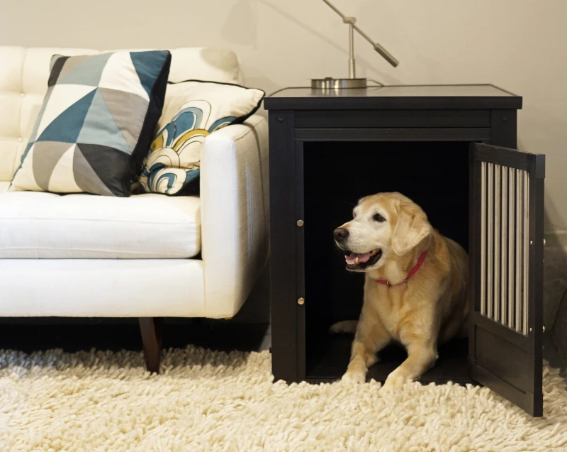 New Age Pet  InnPlace Dog Crate - Espresso Large