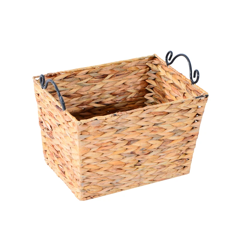 HomCom 2 Piece Wicker Nesting Baskets