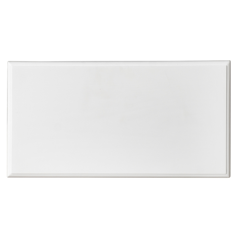 HomCom Modern 2-Tier Acacia Wood End Table Side Desk with Cup Holder and Lower Shelf - White