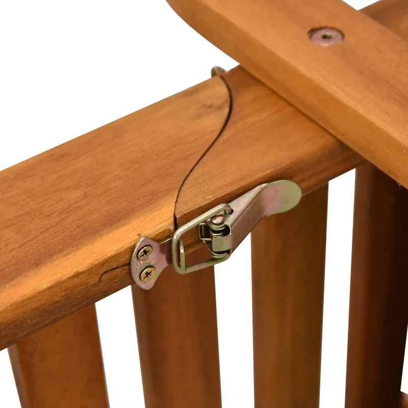 Outsunny Reclining Relaxing Chaise Lounge Chair with 4-Level Adjustable Backrest & Convenient Pull-Out Side Tray