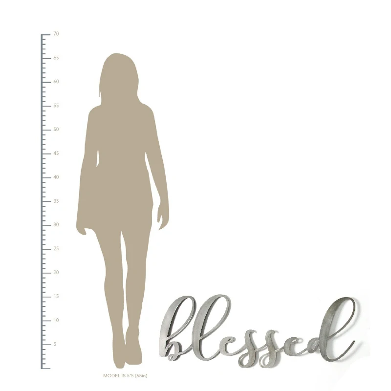 Stratton Oversized Blessed Metal Sign