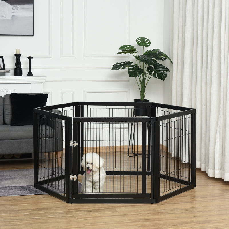 dog pen with gate